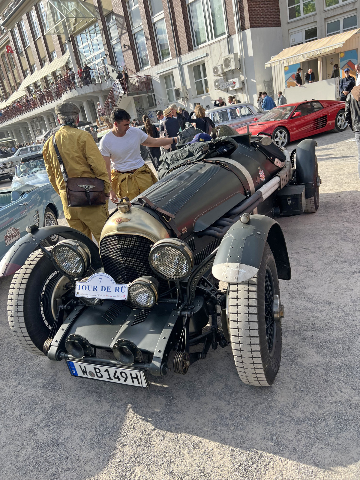 Zu den ältesten Schätzen der Tour de Rü gehörte dieser Bentley Blower.