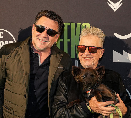 Daniel Boden und Kultschauspieler Martin Semmelrogge